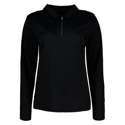 дамски,блузи,с,яка,daily,sports,peoria,woman,long,sleeve,polo,black,(navy)
