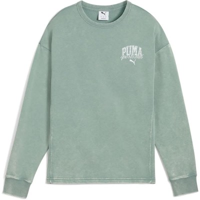блуза,дамски,блузи,puma,class,comfort,washed,sweatshirt,green