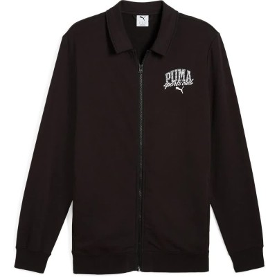 блуза,мъжки,пуловери,puma,class,full,zip,sweatshirt,black