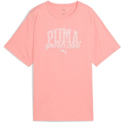 тениска,дамски,тениски,puma,class,relaxed,short,sleeve,t,shirt,pink,fruit,(pink)