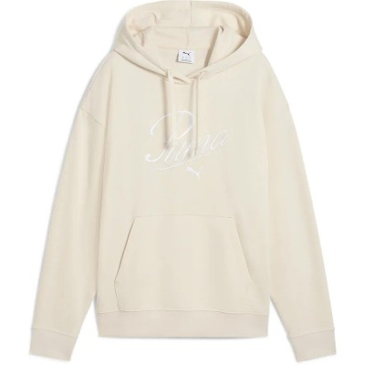 суичър,дамски,блузи,puma,ess,script,comfort,hoodie,beige,(alpine,snow)
