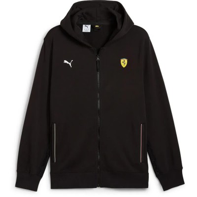 блуза,мъжки,пуловери,puma,ferrari,race,full,zip,sweatshirt,black