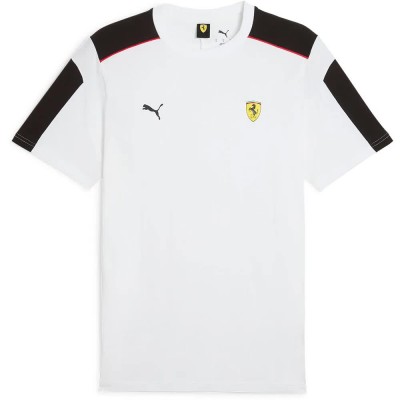 тениска,мъжки,тениски,puma,ferrari,race,mt7,short,sleeve,t,shirt,white