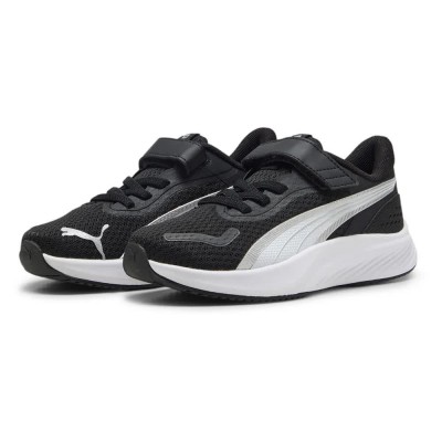 маратонки,детски,маратонки,puma,pounce,lite,ac+,ps,trainers,black,(black,white,silver)