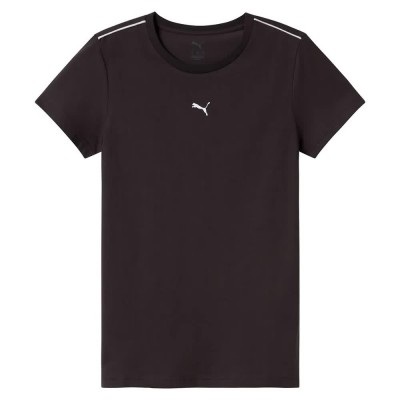 тениска,дамски,тениски,puma,regular,summer,short,sleeve,t,shirt,black,(black)
