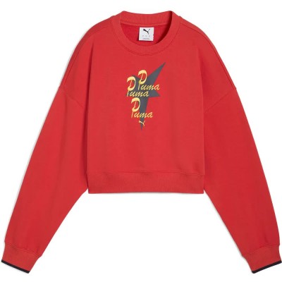 блуза,дамски,блузи,puma,road,to,unity,oversized,graphic,sweatshirt,red,fire,(red)