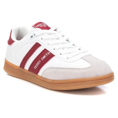 маратонки,мъжки,маратонки,teddy,smith,120098,trainers,burgundy,(white)