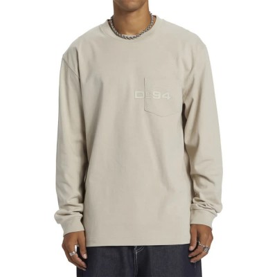 тениска,мъжки,тениски,dc,shoes,1994,long,sleeve,t,shirt,grey
