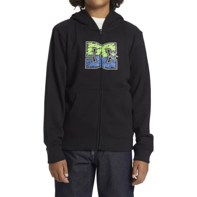 блуза,детски,блузи,dc,shoes,star,inline,full,zip,sweatshirt,black