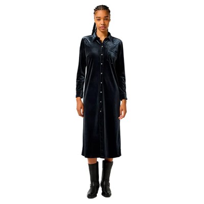 рокля,дамски,поли,и,рокли,wrangler,112356506,long,sleeve,short,dress,black