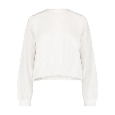 блуза,дамски,блузи,lee,sleeve,detail,sweatshirt,bright,white