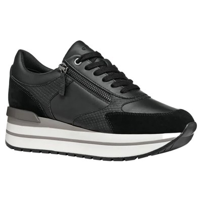 маратонки,дамски,маратонки,geox,new,kency,trainers,black