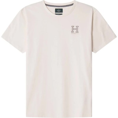 тениска,мъжки,тениски,hackett,heritage,short,sleeve,t,shirt,off,white,(beige)