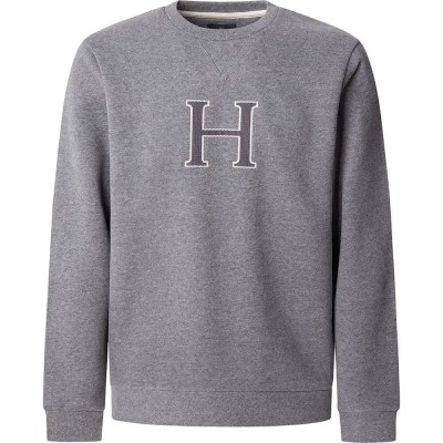 блуза,мъжки,пуловери,hackett,heritage,sweatshirt,granite,grey,(grey)
