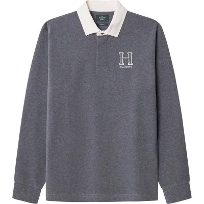 мъжки,блузи,с,яка,hackett,hm570841,rugby,long,sleeve,polo,grey