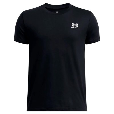 тениска,детски,тениски,under,armour,sportstyle,left,chest,short,sleeve,t,shirt,black,white,(black)