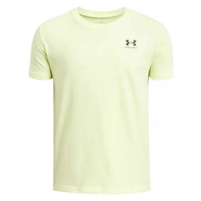 тениска,детски,тениски,under,armour,sportstyle,left,chest,short,sleeve,t,shirt,sonic,yellow,black,(yellow)