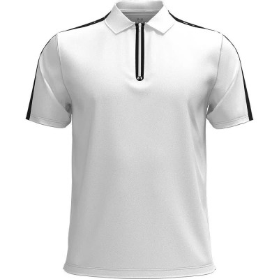 мъжки,блузи,с,яка,under,armour,golf,drive,zip,short,sleeve,polo,white,(white,black,white)