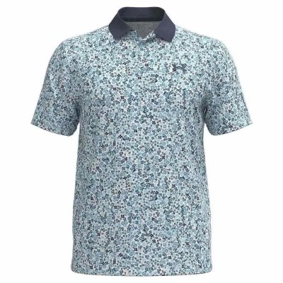 мъжки,блузи,с,яка,under,armour,golf,matchplay,printed,short,sleeve,polo,blue,(white,downpour,gray,downpour,gray)