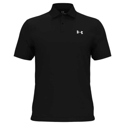 блуза,с,яка,мъжки,блузи,с,яка,under,armour,golf,tee,to,green,pique,short,sleeve,polo,black,(black,white)