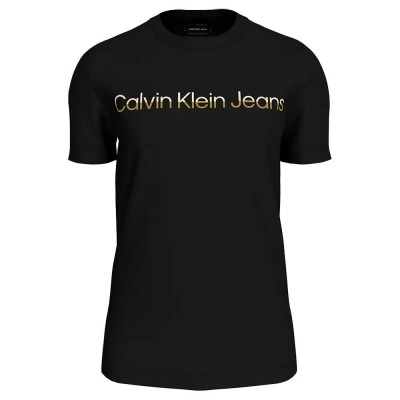 тениска,мъжки,тениски,calvin,klein,two,tone,institutional,short,sleeve,t,shirt,black,(ck,black)