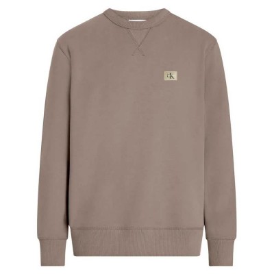 суичър,мъжки,пуловери,calvin,klein,woven,label,hoodie,beige