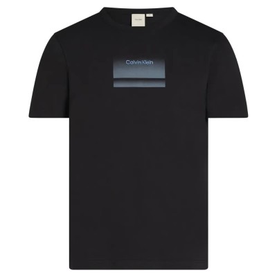тениска,мъжки,тениски,calvin,klein,gradient,logo,short,sleeve,t,shirt,black