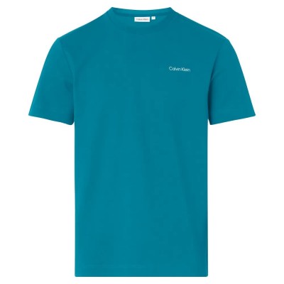 тениска,мъжки,тениски,calvin,klein,micro,logo,interlock,short,sleeve,t,shirt,blue,(midnight)