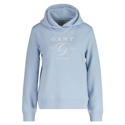 суичър,дамски,блузи,gant,graphic,hoodie,blue