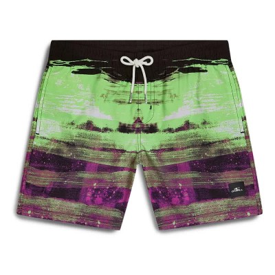 детски,бански,гащета,детски,бански,костюми,o´neill,cali,gradient,14´´,swimming,shorts,black,melted,stripe,boys,(green)