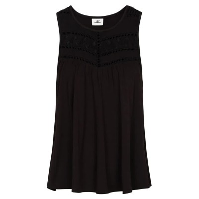 тениска,дамски,тениски,o´neill,essentials,tokeena,embroidery,sleeveless,t,shirt,black,out,(black)