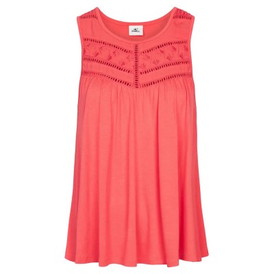 тениска,дамски,тениски,o´neill,essentials,tokeena,embroidery,sleeveless,t,shirt,froly,(orange)