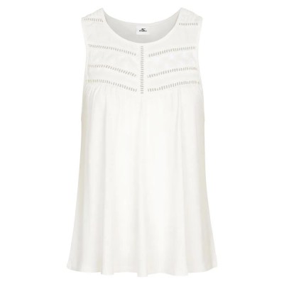 тениска,дамски,тениски,o´neill,essentials,tokeena,embroidery,sleeveless,t,shirt,snow,white,(white)