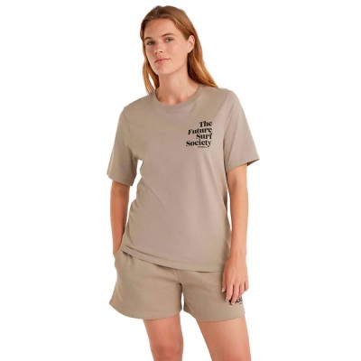 тениска,дамски,тениски,o´neill,future,surf,society,regular,short,sleeve,t,shirt,pumpkin,smoke,(beige)