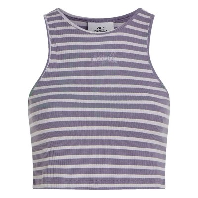 тениска,дамски,топове,o´neill,jess,rib,sleeveless,t,shirt,purple,(purple,yarn,dye,stripe)