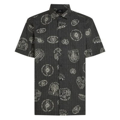 риза,с,къс,ръкав,мъжки,ризи,o´neill,print,short,sleeve,shirt,grey,(black,mystical)