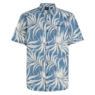 риза,с,къс,ръкав,мъжки,ризи,o´neill,print,short,sleeve,shirt,blue,dipped,leaves,(blue)