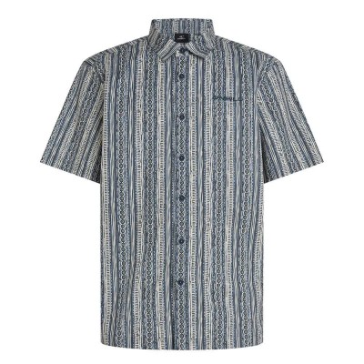 риза,с,къс,ръкав,мъжки,ризи,o´neill,print,short,sleeve,shirt,grey,(blue,pressed,lines)