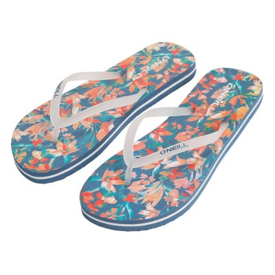 джапанки,дамски,сандали,и,чехли,o´neill,profile,graphic,flip,flops,blue,painted,tropics,(blue)