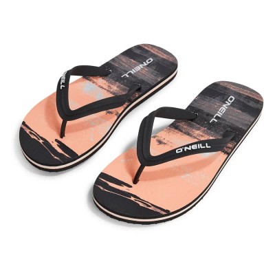 джапанки,мъжки,джапанки,и,чехли,o´neill,profile,graphic,flip,flops,coral,melted,texture,(black)