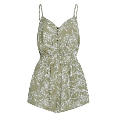 дамски,гащеризони,o´neill,thin,strap,buttoned,romper,green,textured,jungle,(green)