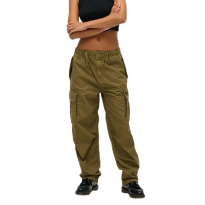 панталони,дамски,панталони,superdry,baggy,parachute,pants,green