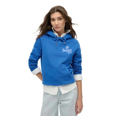 суичър,дамски,блузи,superdry,cooper,tonal,logo,hoodie,blue,(royal,mid,blue)