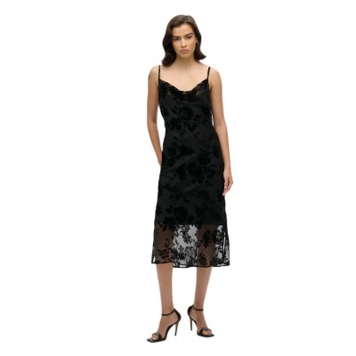 рокля,дамски,поли,и,рокли,superdry,devore,cowl,slip,sleeveless,midi,dress,black