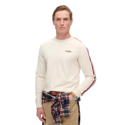 тениска,мъжки,тениски,superdry,essential,logo,retro,st,long,sleeve,t,shirt,white,(white,sand)