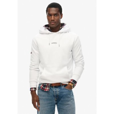 суичър,мъжки,пуловери,superdry,plain,hoodie,optic,(white)