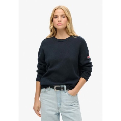 блуза,дамски,пуловери,дамски,плетени,дрехи,superdry,slouchy,sweater,blue,(deep,navy)
