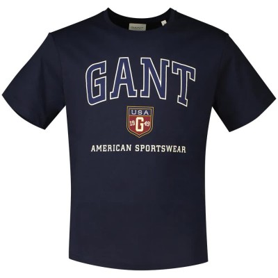 тениска,мъжки,тениски,gant,graphic,short,sleeve,t,shirt,blue