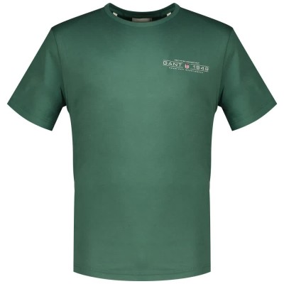 тениска,мъжки,тениски,gant,printed,graphic,short,sleeve,t,shirt,green,(woody,green)