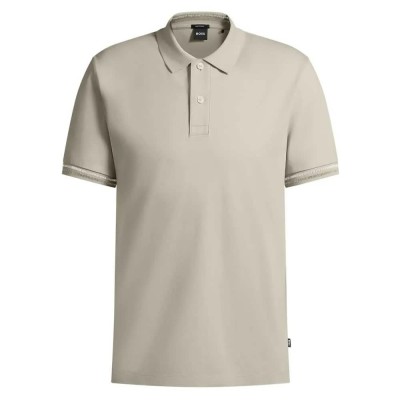 мъжки,блузи,с,яка,boss,c,parlay,209,short,sleeve,polo,open,white,(beige)